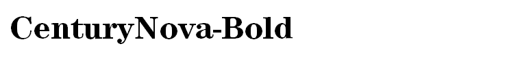 CenturyNova-Bold