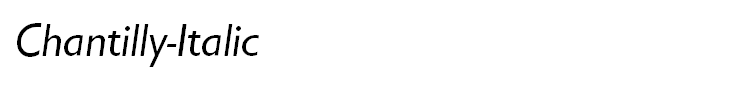 Chantilly-Italic