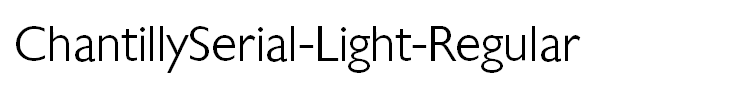 ChantillySerial-Light-Regular