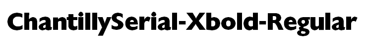 ChantillySerial-Xbold-Regular