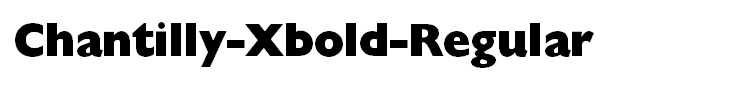 Chantilly-Xbold-Regular