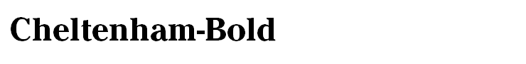 Cheltenham-Bold