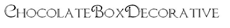 ChocolateBoxDecorative