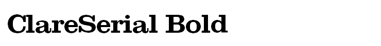 ClareSerial Bold