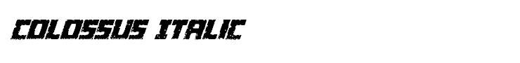 Colossus Italic