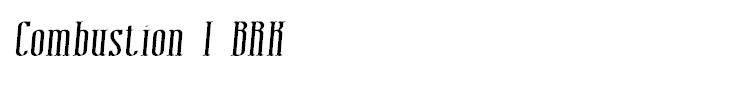 Combustion I BRK