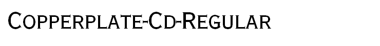 Copperplate-Cd-Regular