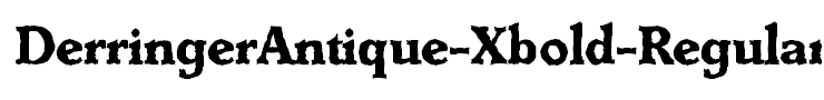 DerringerAntique-Xbold-Regular