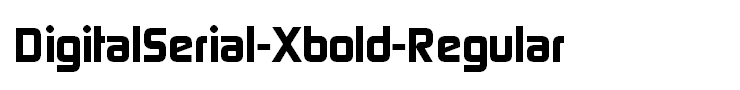 DigitalSerial-Xbold-Regular