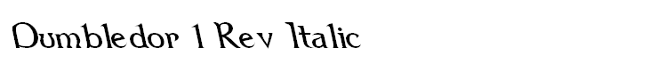 Dumbledor 1 Rev Italic