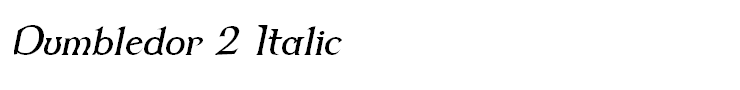 Dumbledor 2 Italic
