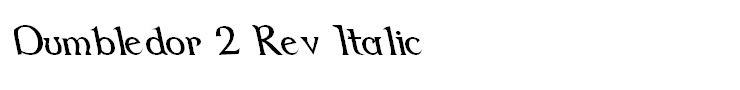 Dumbledor 2 Rev Italic