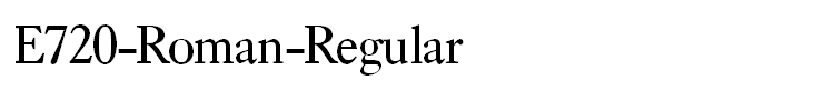 E720-Roman-Regular