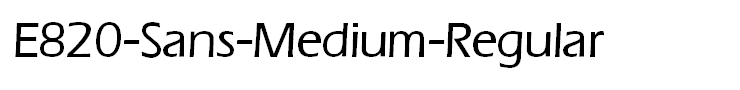 E820-Sans-Medium-Regular
