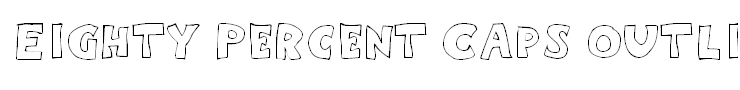 Eighty Percent Caps Outline
