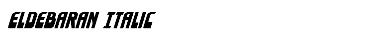 Eldebaran Italic