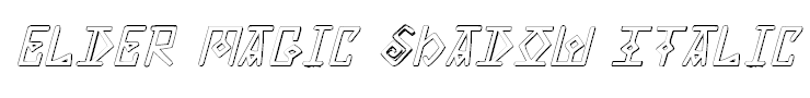 Elder Magic Shadow Italic