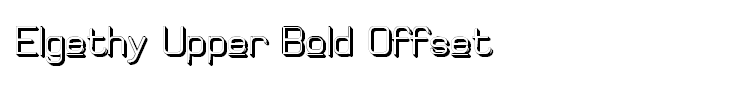 Elgethy Upper Bold Offset