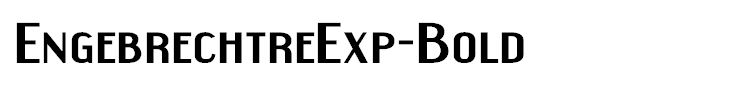 EngebrechtreExp-Bold