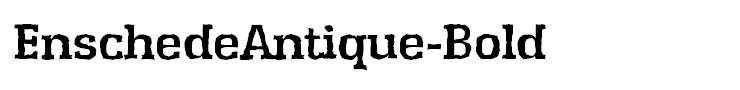 EnschedeAntique-Bold