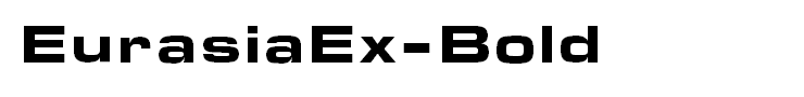 EurasiaEx-Bold