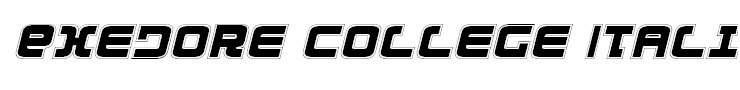 Exedore College Italic