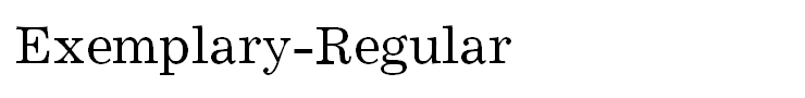 Exemplary-Regular