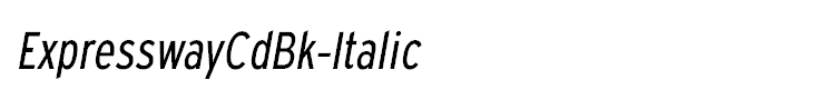 ExpresswayCdBk-Italic