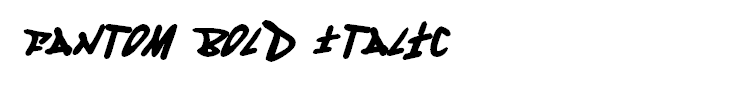 Fantom Bold Italic