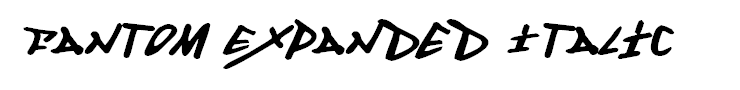 Fantom Expanded Italic