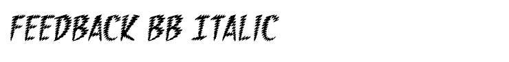 Feedback BB Italic