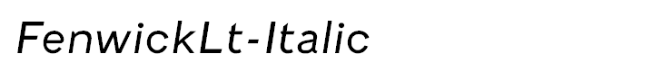 FenwickLt-Italic