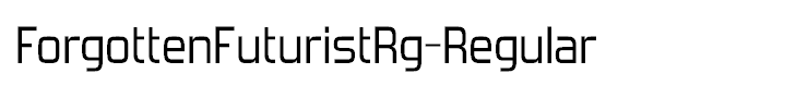 ForgottenFuturistRg-Regular