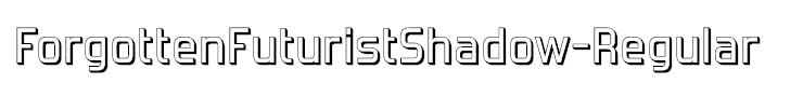 ForgottenFuturistShadow-Regular