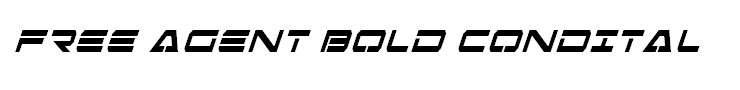 Free Agent Bold CondItal