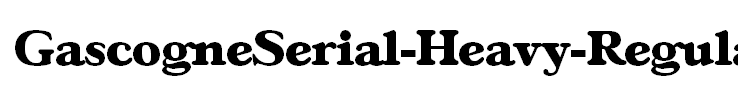 GascogneSerial-Heavy-Regular