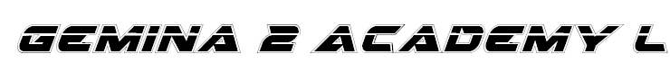 Gemina 2 Academy Laser Italic