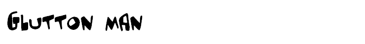 Glutton man