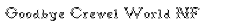 Goodbye Crewel World NF