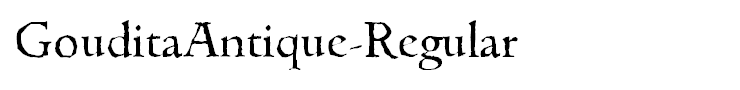 GouditaAntique-Regular