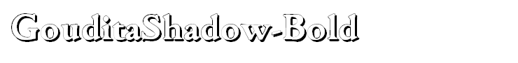 GouditaShadow-Bold
