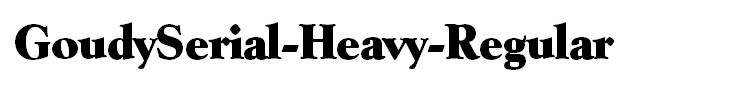 GoudySerial-Heavy-Regular