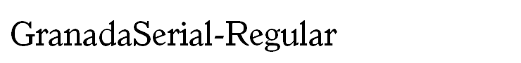 GranadaSerial-Regular
