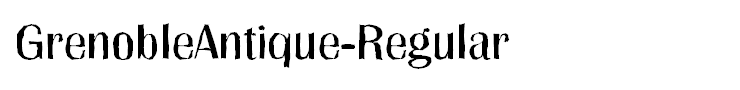 GrenobleAntique-Regular