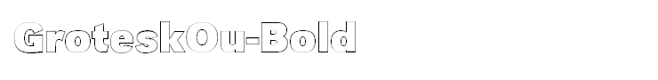 GroteskOu-Bold