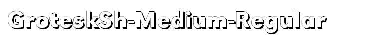 GroteskSh-Medium-Regular