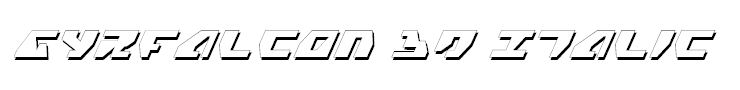 Gyrfalcon 3D Italic