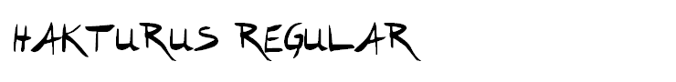 Hakturus Regular