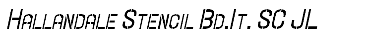 Hallandale Stencil Bd.It. SC JL