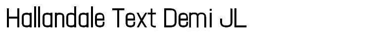 Hallandale Text Demi JL